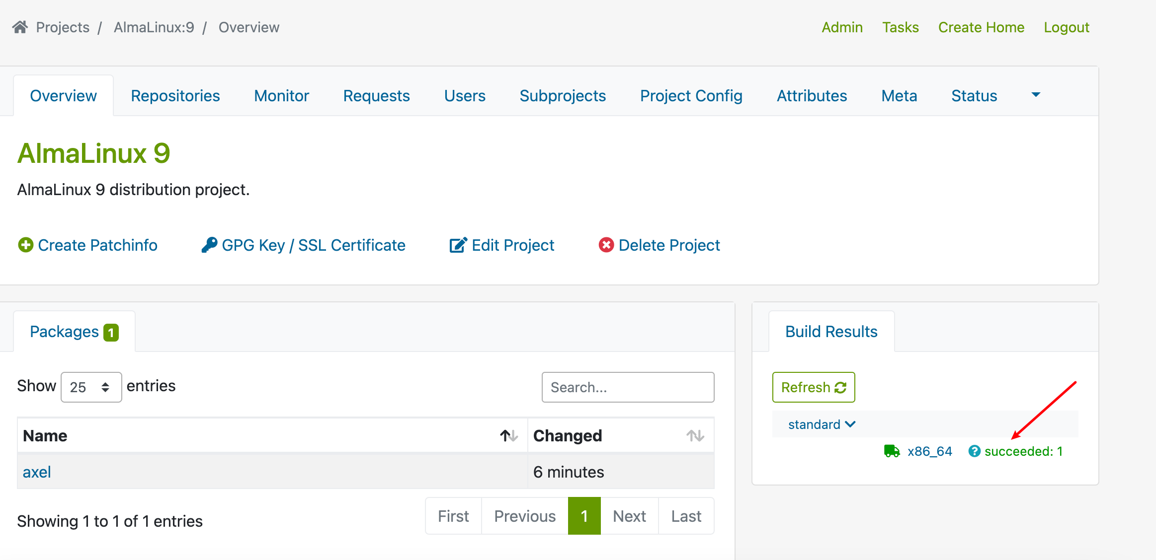 obs-build-success-status